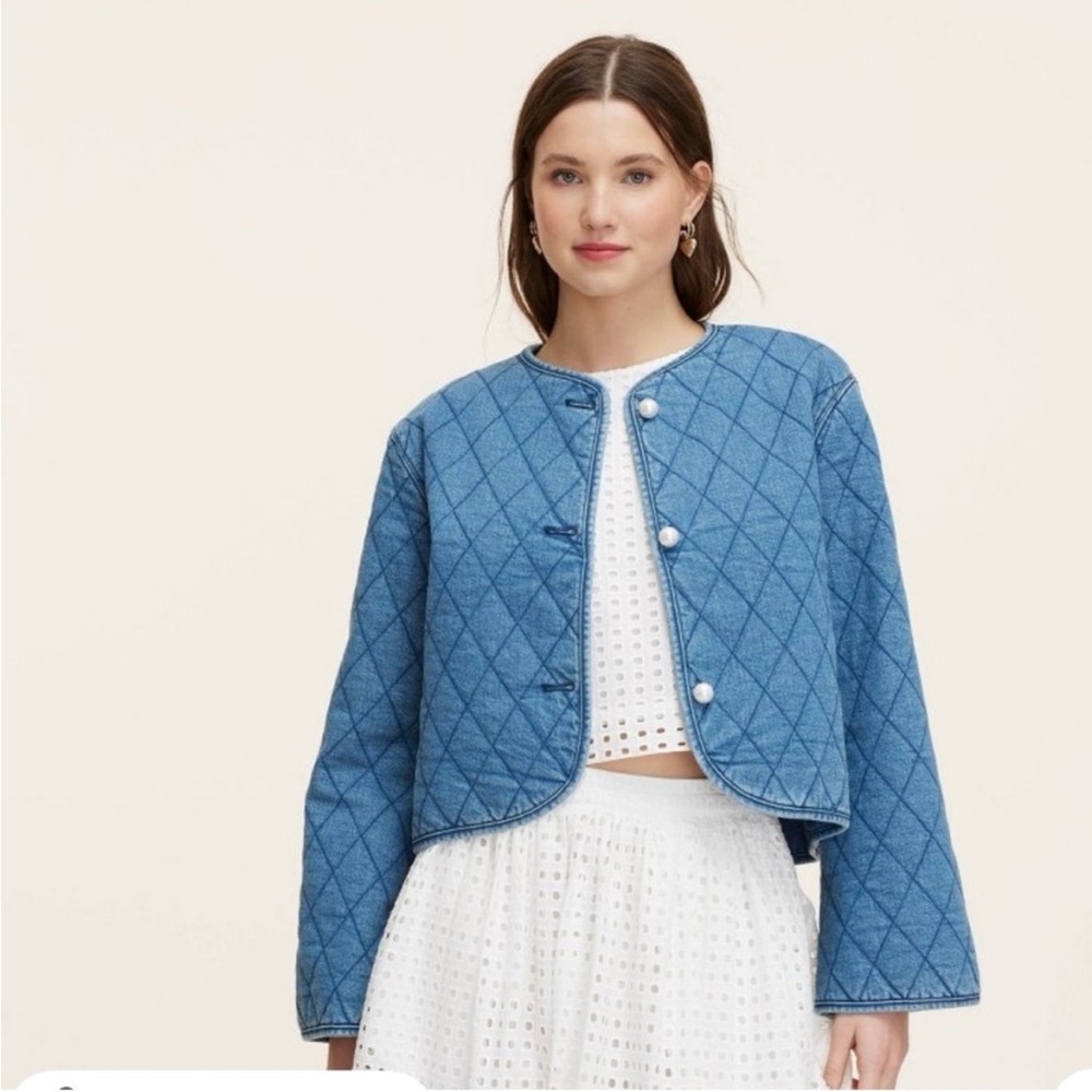 Kate Spade New York x Target Quilted Denim Jacket